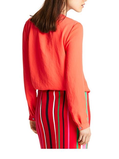 Marc Cain Collections Tops Marc Cain Collections Flowing Blouse MC 55.01 W39 Campari col 278 izzi-of-baslow