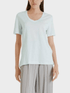 Marc Cain Collections Tops Marc Cain Collections Sky Blue Linen Blend T-Shirt SC 48.42 J54 COL 302 izzi-of-baslow