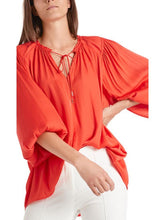 Marc Cain Collections Tops Marc Cain Collections Vibrant Orange Blouse QC 51.10 W19 224 Y izzi-of-baslow