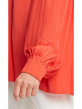 Marc Cain Collections Tops Marc Cain Collections Vibrant Orange Blouse QC 51.10 W19 224 Y izzi-of-baslow