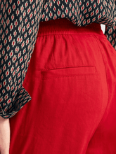 Marc Cain Collections Trousers Marc Cain Collections Red Linen Blend Trousers UC 81.59 W47 COL 273 izzi-of-baslow