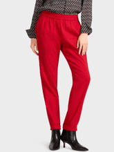 Marc Cain Collections Trousers Marc Cain Collections Red Linen Blend Trousers UC 81.59 W47 COL 273 izzi-of-baslow