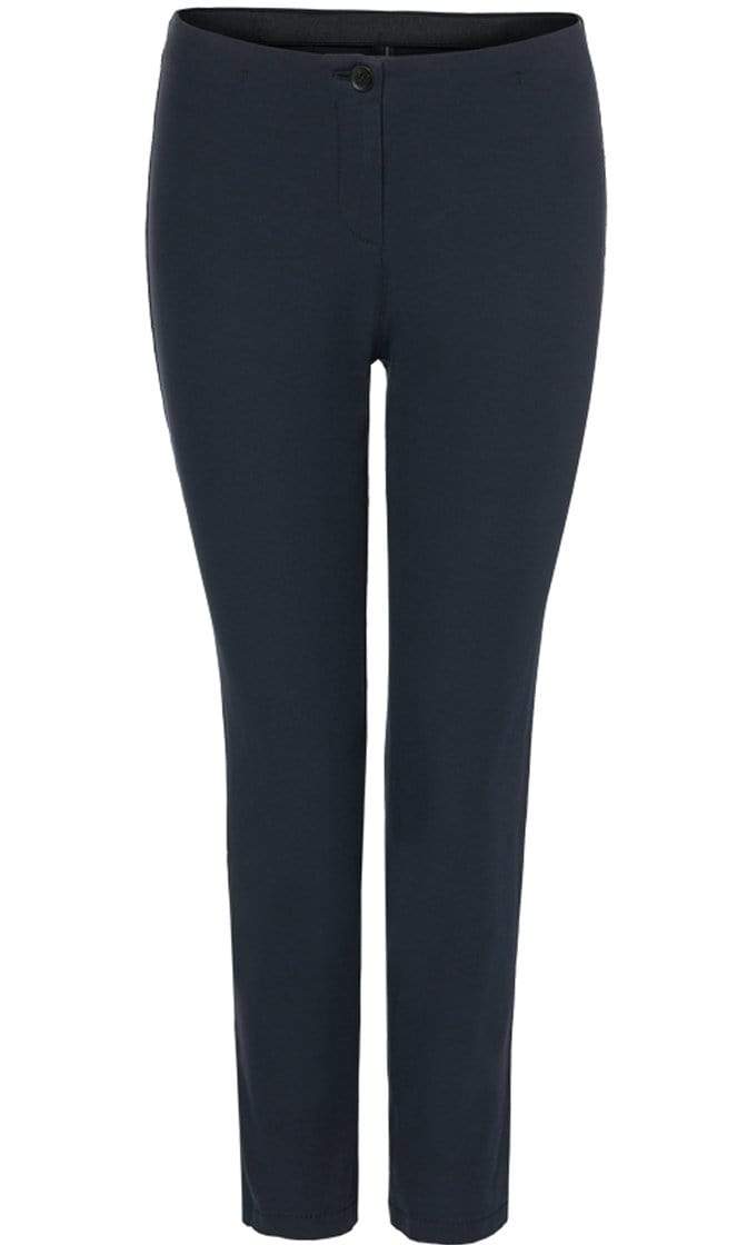 Marc Cain Essentials Trousers Marc Cain Essentials Cropped Trouser in Navy +E81 37 W33 izzi-of-baslow