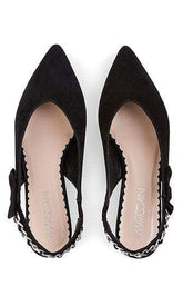 Marc Cain Shoes 3 Marc Cain Slingback ballerina pumps black NB SF.14 L15 izzi-of-baslow