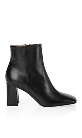 Marc Cain Shoes Marc Cain Black Leather Ankle Boots in Square Shape PB SB.09 L22 G izzi-of-baslow
