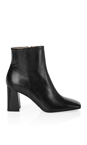 Marc Cain Shoes Marc Cain Black Leather Ankle Boots in Square Shape PB SB.09 L22 G izzi-of-baslow