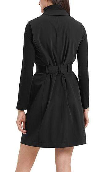 Marc Cain Sports Dress Marc Cain Sports Black Trench Dress PS 21.26 W41 900 izzi-of-baslow