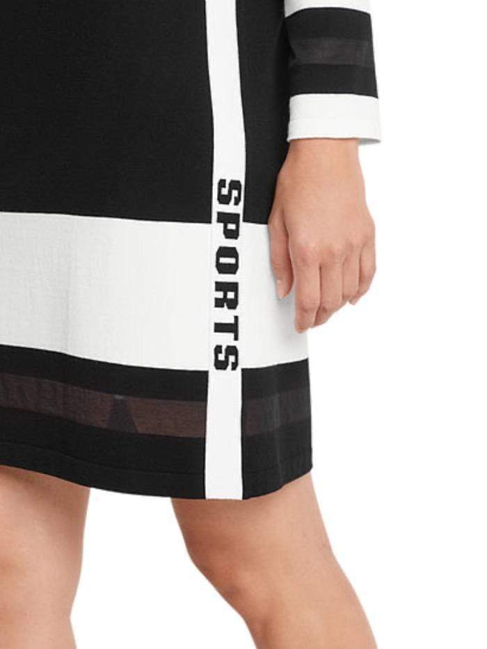 Marc Cain Sports Dress Marc Cain Sports Dress Black and White QS 21.05 M06 910 Y izzi-of-baslow