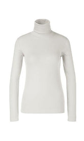 Marc Cain Sports Knitwear Marc Cain Sports Cotton Turtleneck Shirt Lighted Grey 151 PS 48.22 J50 izzi-of-baslow