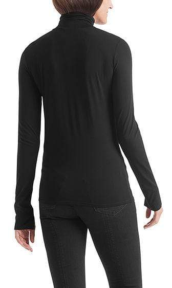 Marc Cain Sports Knitwear Marc Cain Sports Stretchy Roll Neck Top Black PS 48.14 J83 izzi-of-baslow