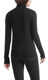 Marc Cain Sports Knitwear Marc Cain Sports Stretchy Roll Neck Top Black PS 48.14 J83 izzi-of-baslow