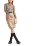 Marc Cain Sports Skirts Marc Cain Sports Beige Vegan Leather Skirt RS 71.06 J75 Col 602 izzi-of-baslow