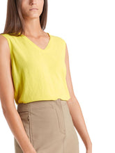 Marc Cain Sports Tops Marc Cain Sports Yellow V Necked Top QS 61.04 W41 425 Y izzi-of-baslow