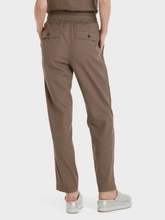 Marc Cain Sports Trousers Marc Cain Sports Brown Linen Blend Trousers SS 81.38 W03 Col 675 izzi-of-baslow