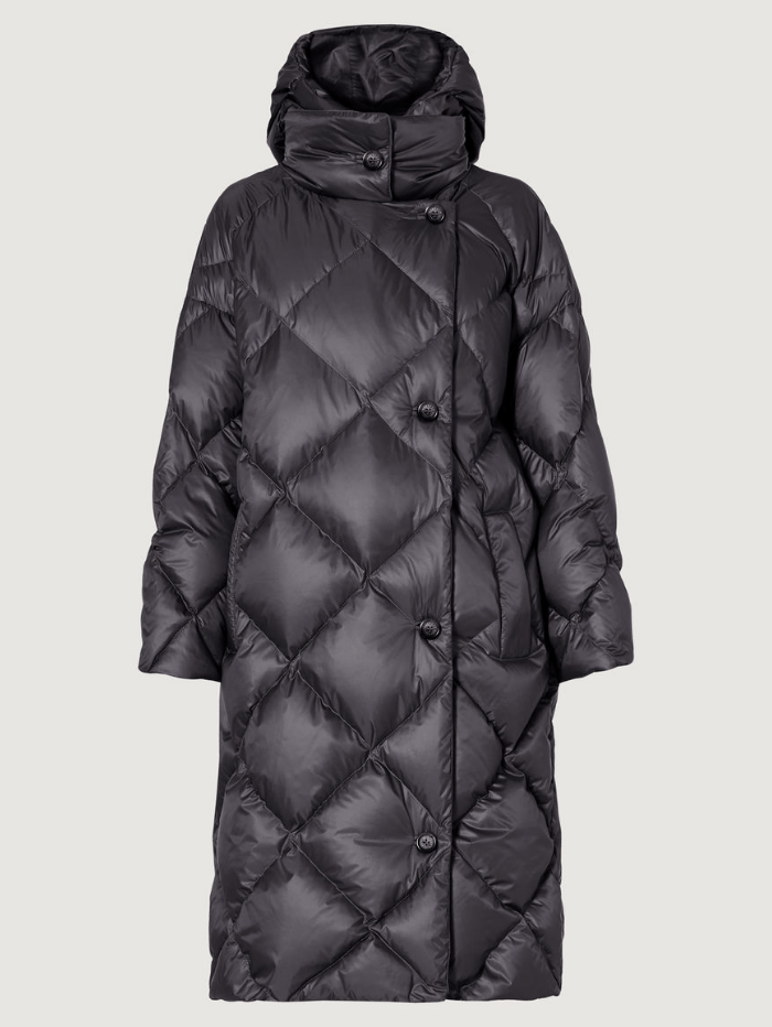 Marella Coats and Jackets Marella GAZZA Charcoal Down Jacket 34960119 izzi-of-baslow