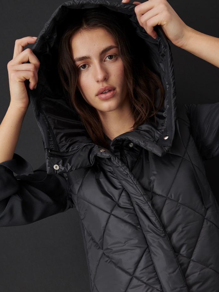 Marella Coats and Jackets Marella LODI Padded Charcoal Gilet 32960119 004 izzi-of-baslow
