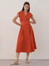 Marella Dresses Marella NUMERO Orange Maxi Dress 32212212 izzi-of-baslow