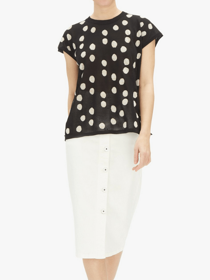 Marella Tops Marella SOCCO Spot Print T-Shirt 33610212 izzi-of-baslow