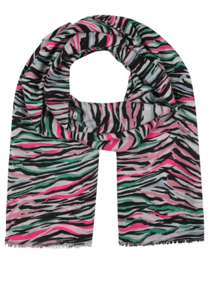 Mercy Delta Accessories One Size Mercy Delta Cashmere Signature Zebra Diva Scarf izzi-of-baslow