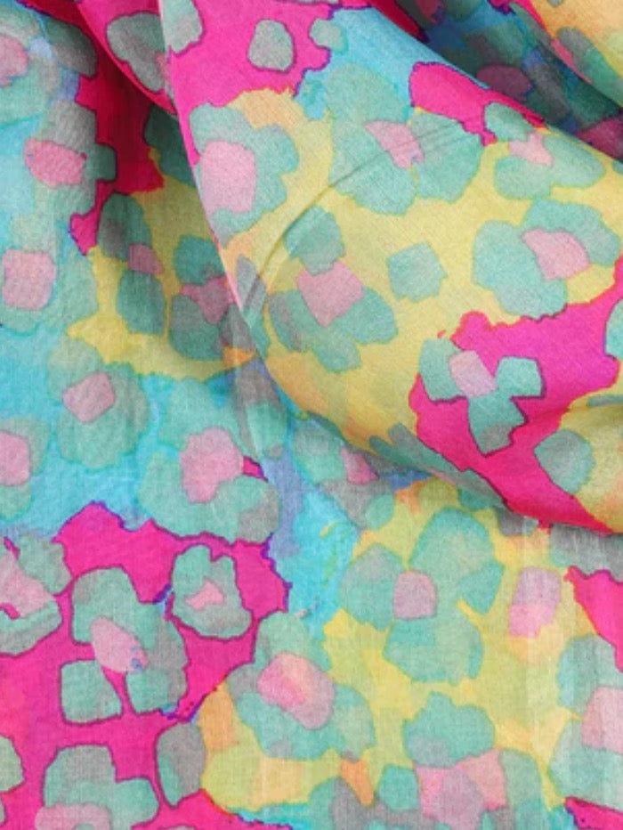 Mercy Delta Accessories One Size Mercy Delta Habutai Camo Tropicana Multi Printed Scarf izzi-of-baslow