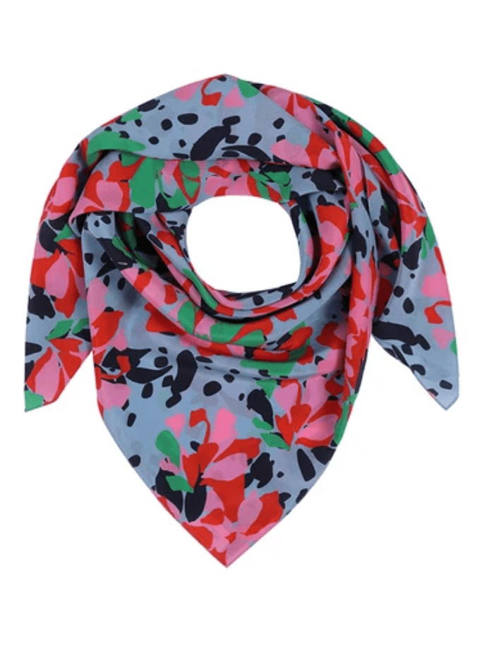 Mercy Delta Accessories One Size Mercy Delta Silk Hildene Sea Scarf izzi-of-baslow