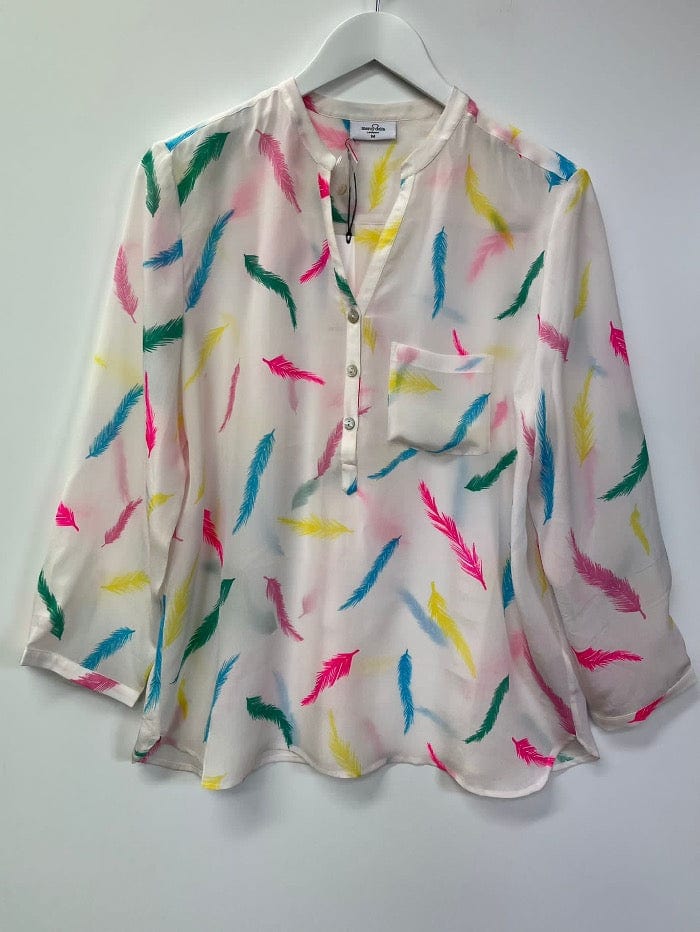 Mercy Delta Tops Mercy Delta Stanford Dreamcatcher Tropicana Printed Blouse izzi-of-baslow