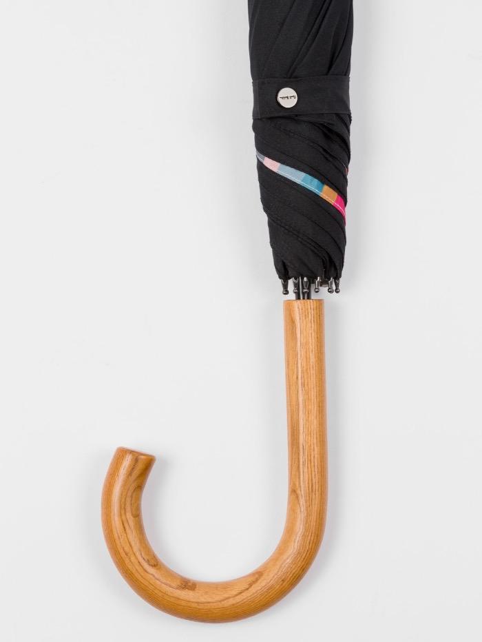Paul Smith Accessories one size / Black Paul Smith Umbrella Black W1A-UMBW-ASWIRL-90 izzi-of-baslow