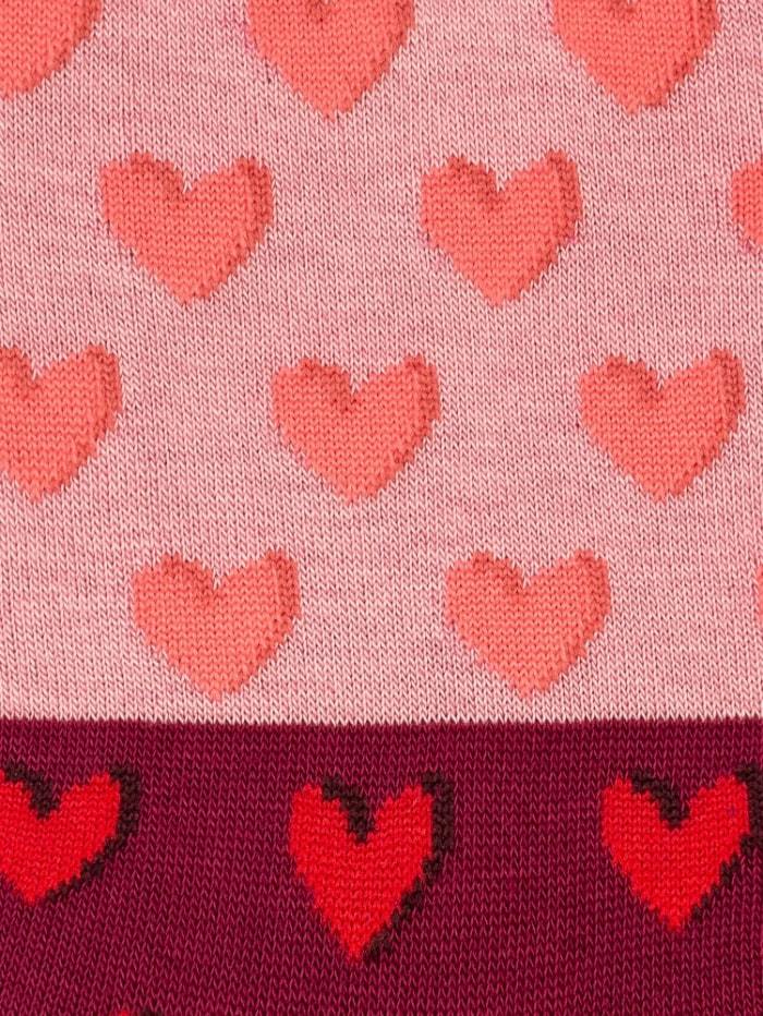 Paul Smith Accessories One Size Paul Smith Priyanka Heart Socks in Pink Burgundy And Orange W1A-086D-EF347-20-0 izzi-of-baslow