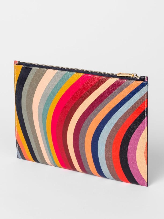 Paul Smith Accessories one / Swirl Paul Smith Pouch Bag Multi swirl W1A-6673-DSWIRL-90 izzi-of-baslow
