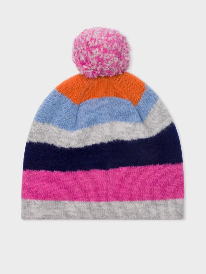 Paul Smith Accessories OS Paul Smith "Mountain” Bobble Hat in Wool Blend izzi-of-baslow