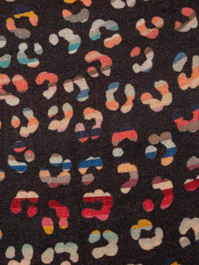 Paul Smith Accessories OS Paul Smith Multi Swirl Leopard Scarf W1A-550F-AS25.92.0 izzi-of-baslow