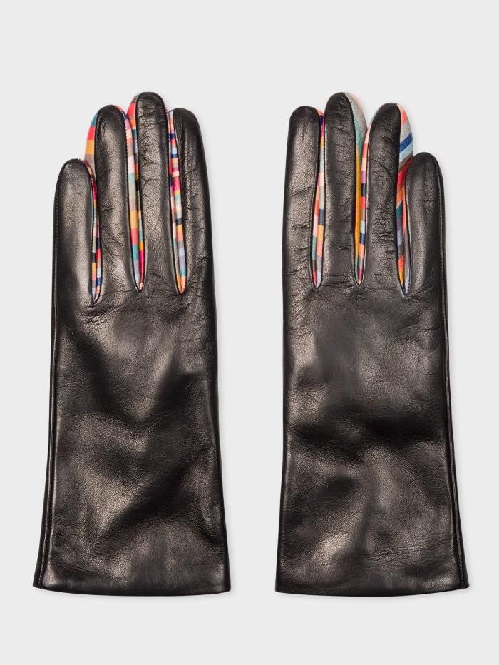 Paul-Smith-Concertina-Swirl-Leather-Gloves W1A-461E-AG931-79 izzi-of-baslow