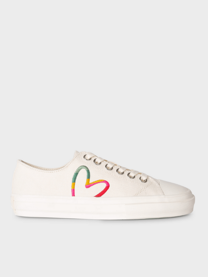 Paul Smith Shoes Paul Smith Off White Canvas &