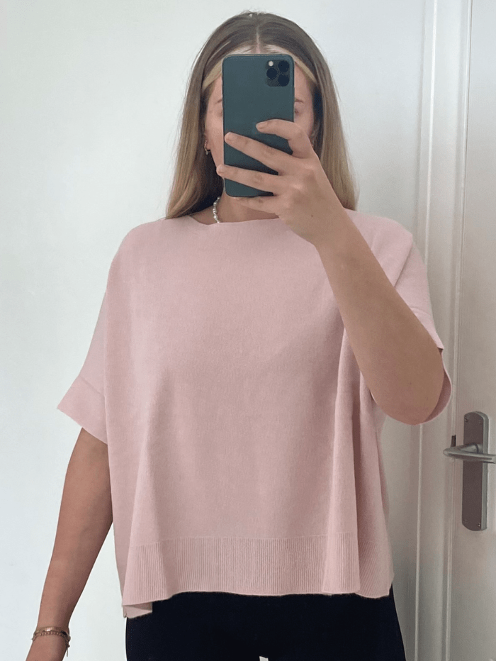 PIRO Knitwear PIRO Maglia ROSA Pink Jumper AV1511 120 443 izzi-of-baslow