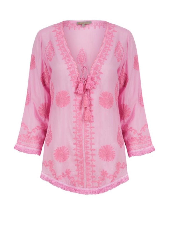 Pranella Beachwear Pranella Cicy Soft Pink Summer Top izzi-of-baslow