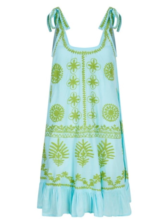 Pranella Dresses Pranella Remi Slip Aqua Lime izzi-of-baslow