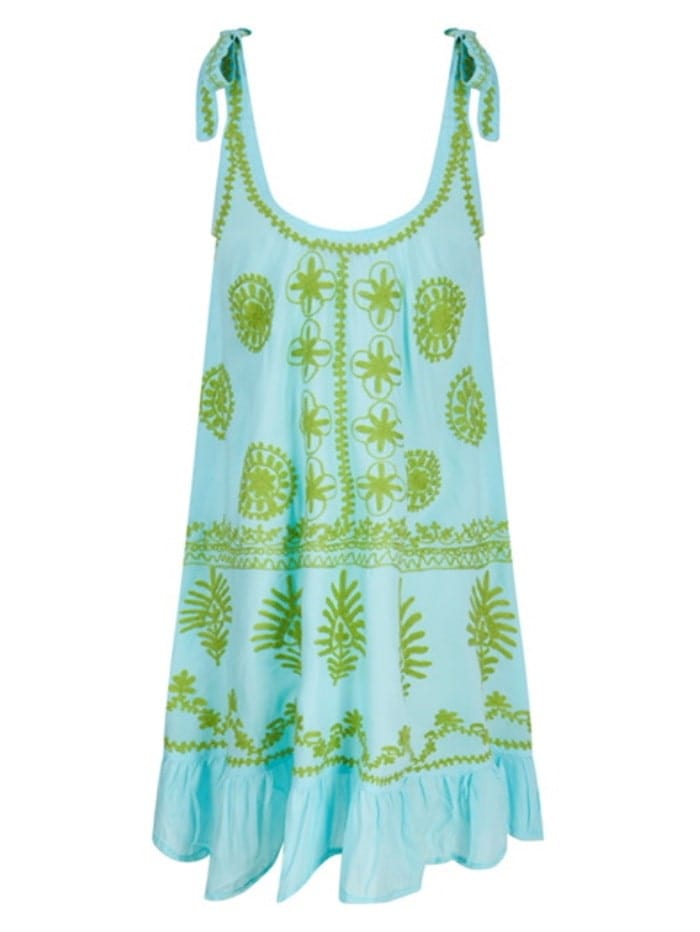 Pranella Dresses Pranella Remi Slip Aqua Lime izzi-of-baslow