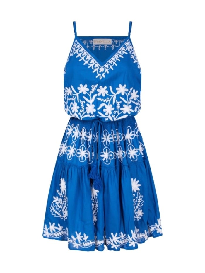 Pranella Skirts Pranella Chloe Mini Cobalt izzi-of-baslow