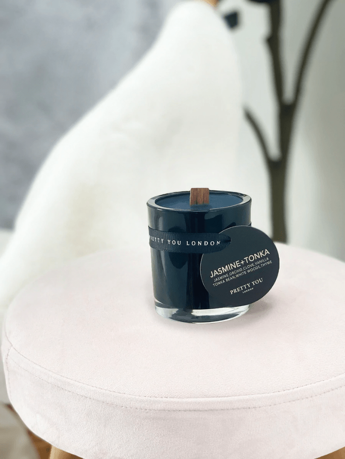 Pretty You London Home > Accessories One Size Pretty You London Luxury Vegan Soy Candle in Jasmine & Tonka izzi-of-baslow
