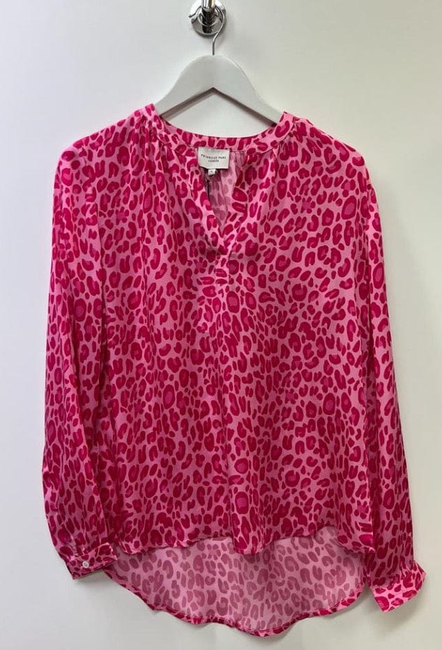 Primrose Park London Tops Primrose Park London Sandy Open Shirt Leo Pink izzi-of-baslow