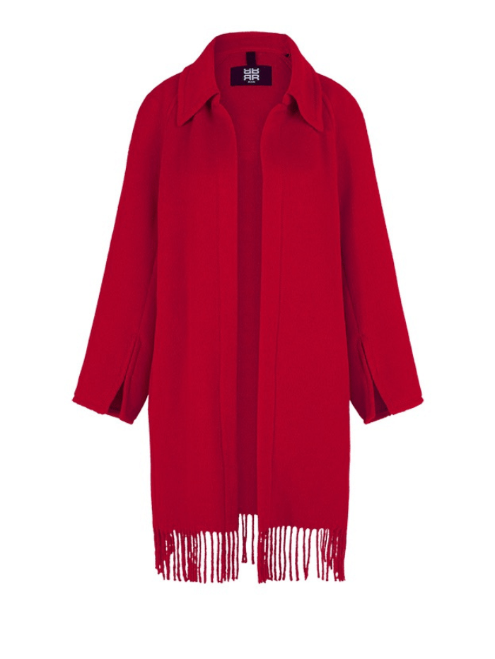 Riani Coats and Jackets Riani Red Tassel Jacket 282720 3916 324 izzi-of-baslow