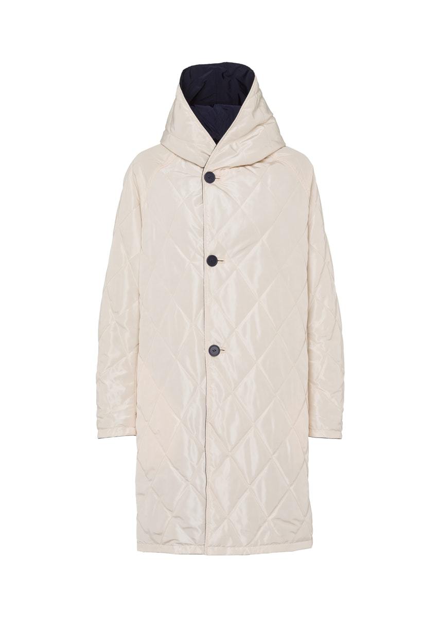 Riani Coats & Jackets Riani Navy and Pale Almond Reversible Padded Coat 302030-3450 izzi-of-baslow