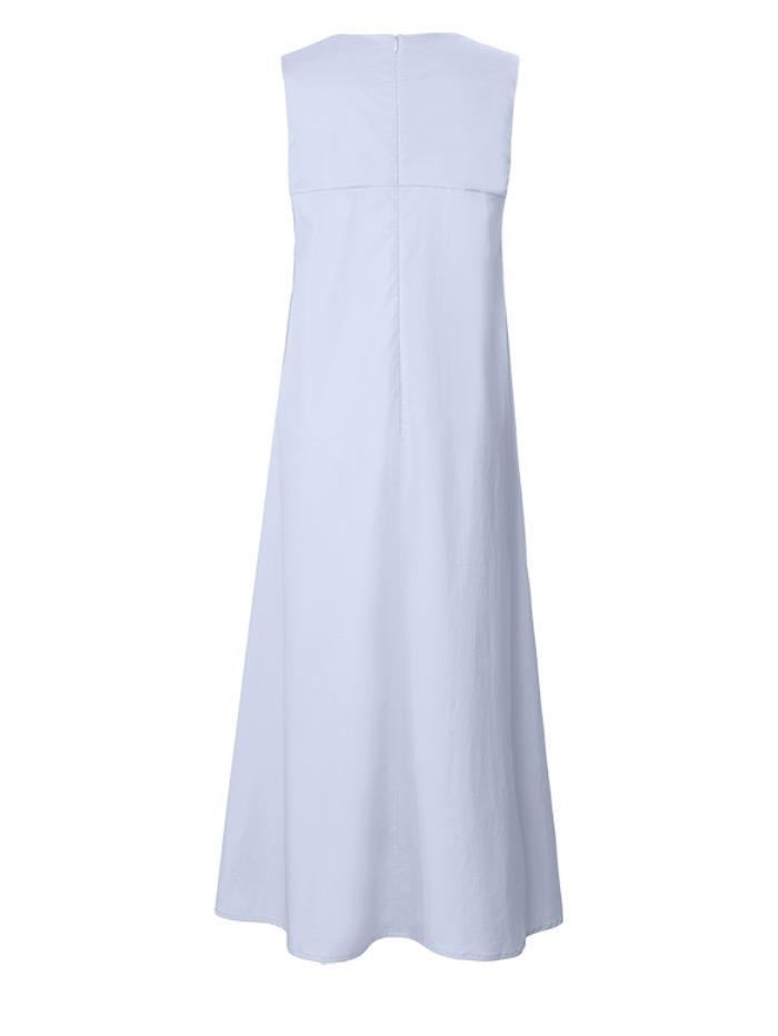 Riani Dresses Riani Fountain Blue Cotton Dress 126930-2178 404 izzi-of-baslow