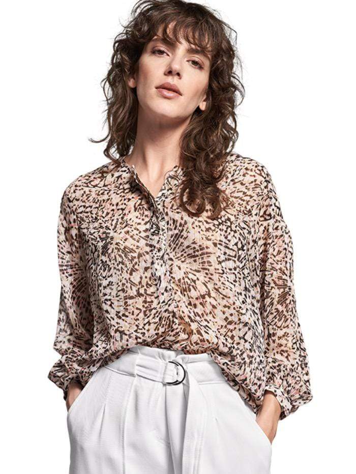 Riani Dresses Riani Leopard Printed Blouse 145850-3883 369 izzi-of-baslow