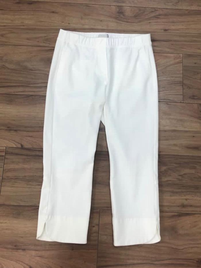 Riani Trousers Riani White Cropped Pull On Trouser 943630-3464 100 izzi-of-baslow