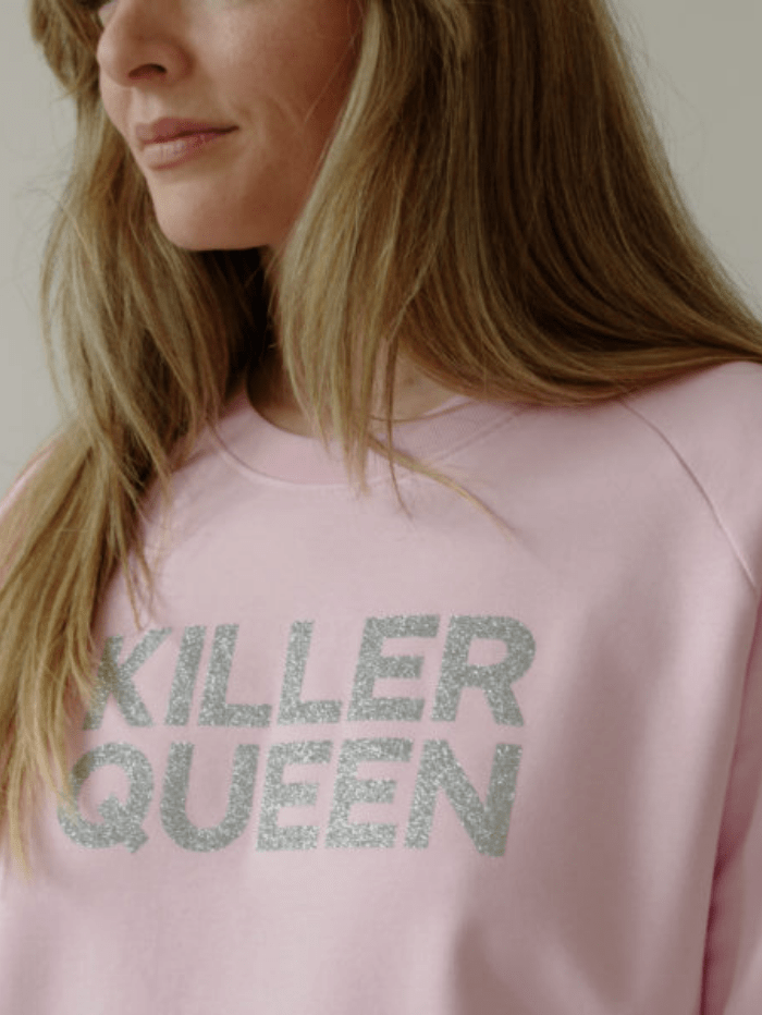 Say It With Songs T 'Killer Queen' Pink Sweatshirt – Izzi of Baslow
