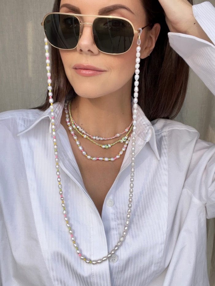 Talis Chains Accessories Talis Chains Pastel Pearl Glasses Chain izzi-of-baslow