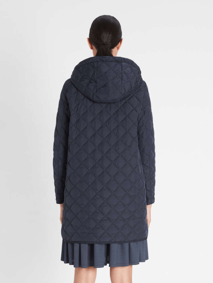 Weekend By Max Mara Coats and Jackets Weekend Max Mara ERIO Navy Down Jacket 54910217 016 izzi-of-baslow