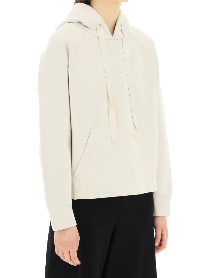 Weekend By Max Mara Loungewear Weekend Max Mara CERCHIO Natural Ivory Hoodie 59269319 003 izzi-of-baslow