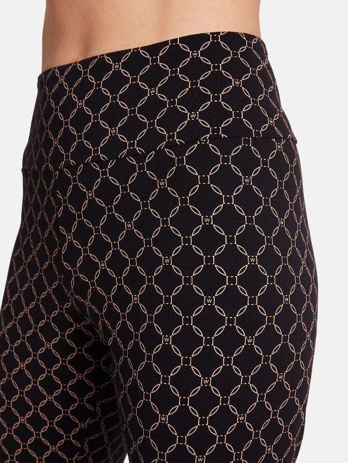 Wolford Ready To Wear By Wolford Wolford W-Print Black and Desert Leggings 19312 9606 izzi-of-baslow